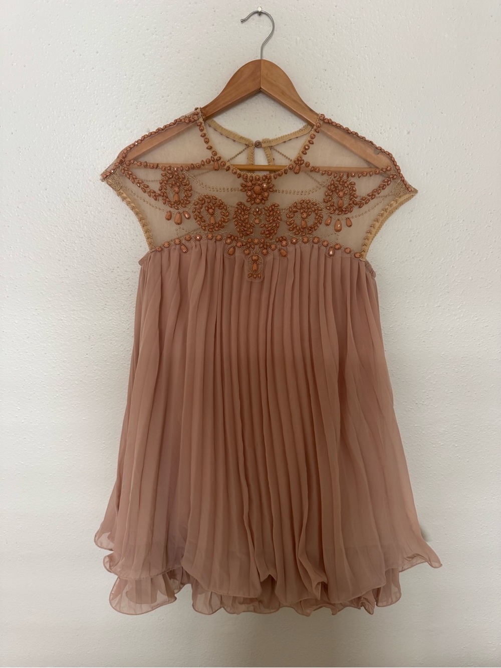 Embellished Mini Dress